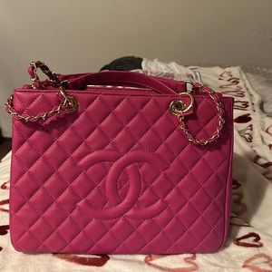 Pink Chanel purse